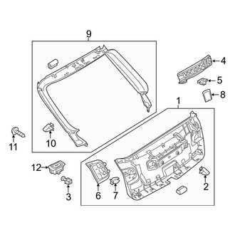 Audi OE - Lift Gate - Interior Trim