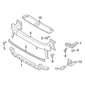 Audi OE - Front Bumper & Grille - Bumper & Components (W/O S-Line Mount Components), (Premium / Premium Plus)