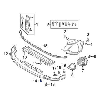 Audi OE - Spoiler Bolt