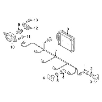 Audi OE - Front Bumper & Grille - Bumper & Components (Electrical Components)