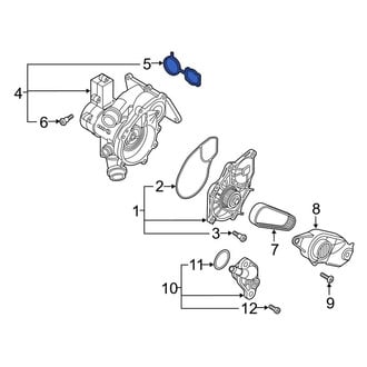 Audi OE - Engine Coolant Thermostat Housing Seal