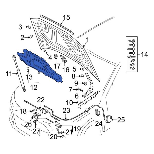 Hood Insulation Pad