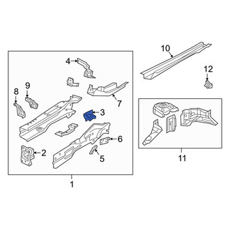 Audi OE - Front Right Frame Stiffener
