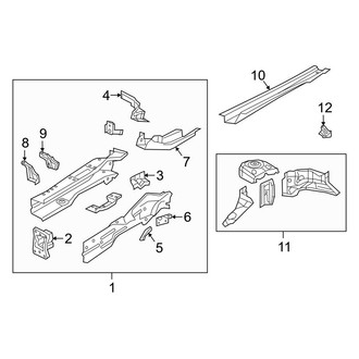 Audi OE - Fender - Structural Components & Rails
