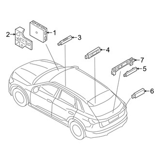 Audi OE - Electrical - Keyless Entry Components