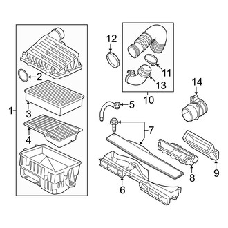 Audi OE - Engine / Transaxle - Air Intake (Premium / Premium Plus)