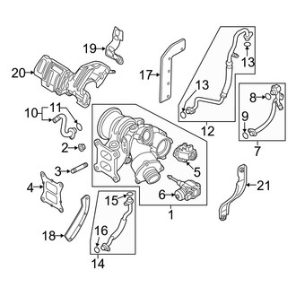 Audi OE - Engine / Transaxle - Turbocharger & Components (Premium / Premium Plus / S-Line Premium / S-Line Premium Plus / S-Line Prestige)