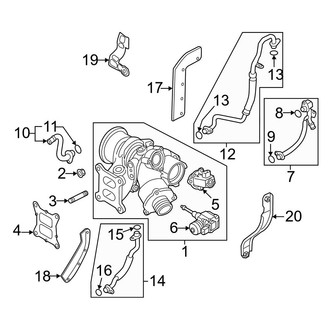 Audi OE - Engine / Transaxle - Turbocharger & Components (Premium / Premium Plus)