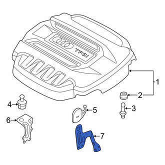 Audi OE - Left Engine Cover Bracket