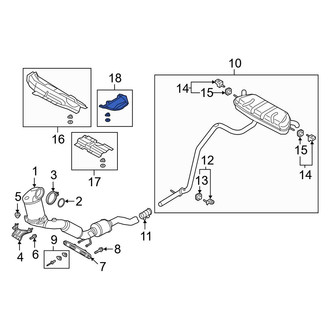 Audi OE - Rear Floor Pan Heat Shield