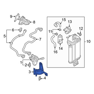 Audi OE - Secondary Air Injection Pump Bracket
