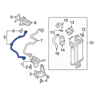 Audi OE - Secondary Air Injection Pump Hose