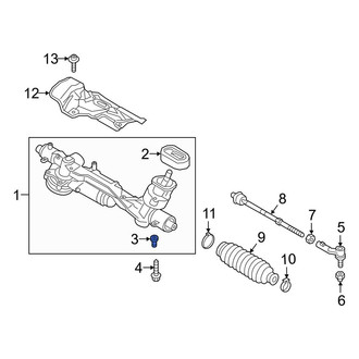 Audi OE - Rack and Pinion Assembly Bushing