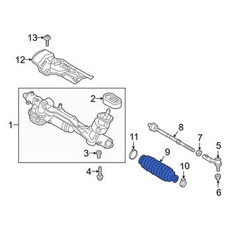 Audi OE - Rack and Pinion Bellows
