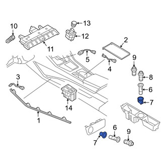 Audi OE - 12 Volt Accessory Power Outlet Housing