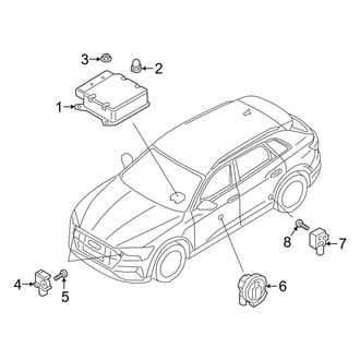 Audi OE - Restraint Systems - Air Bag Components (Modules & Sensors)