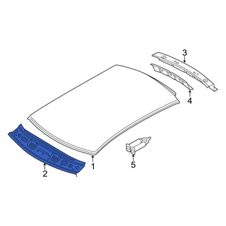 Audi OE - Front Roof Header Panel