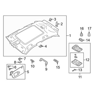 Audi OE - Roof - Interior Trim