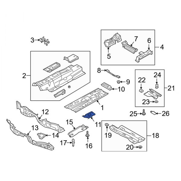 Floor Pan Reinforcement