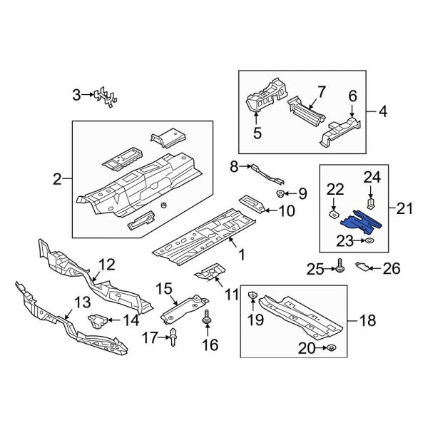 Floor Pan Splash Shield