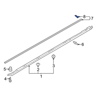 Audi OE - Rocker Panel Molding Clip