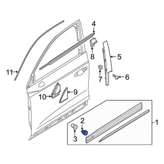 Audi OE - Door Molding Clip