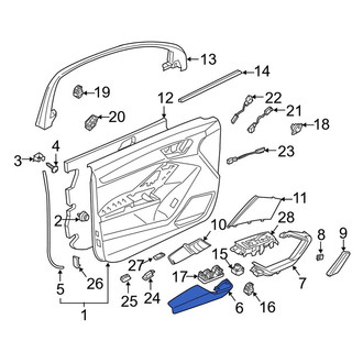 Audi OE - Rear Left Door Armrest