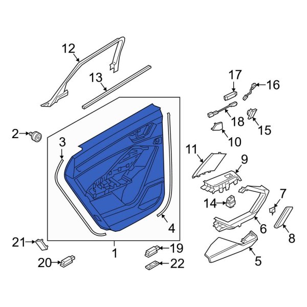 Door Interior Trim Panel