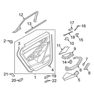 Audi OE - Rear Door - Interior Trim