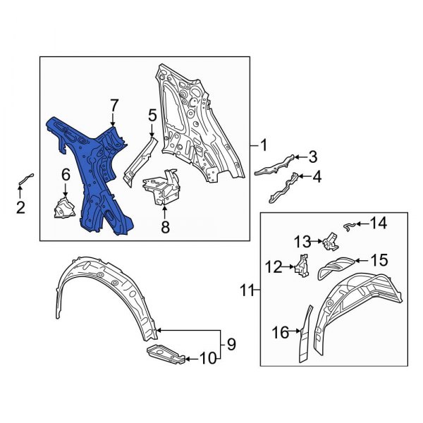 Body D-Pillar Reinforcement