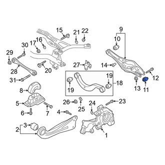 Audi OE - Rear Lower Rearward Outer Suspension Control Arm Bushing