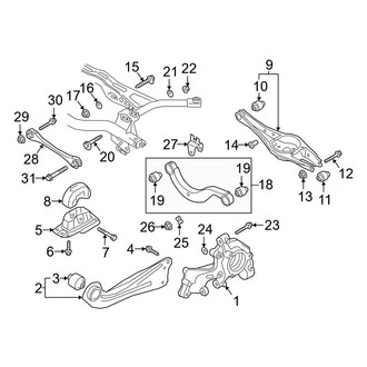 Audi OE - Rear Suspension - Suspension Components