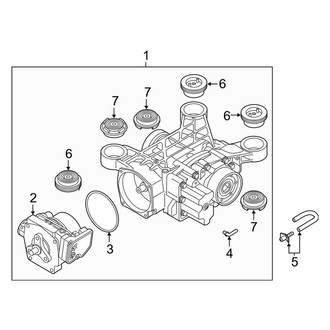 Audi OE - Rear Suspension - Axle & Differential
