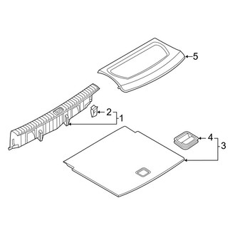 Audi OE - Rear Body & Floor - Interior Trim (Floor Components)