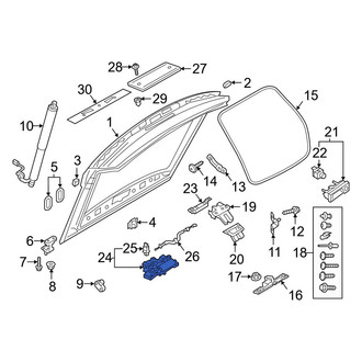 Audi OE - Tailgate Lift Motor