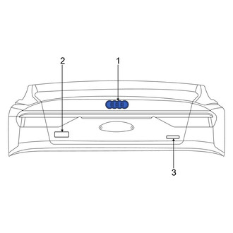 Audi OE - Rear Hatch Emblem
