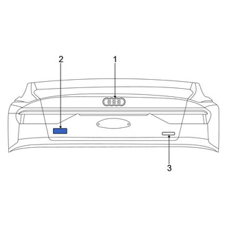 Audi OE - Rear Hatch Emblem