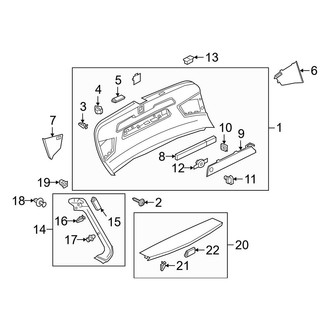 Audi OE - Lift Gate - Interior Trim