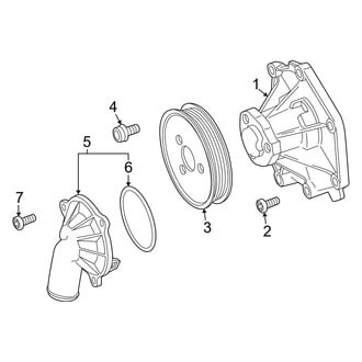 Audi OE - Cooling - Water Pump (Main), (TDI)