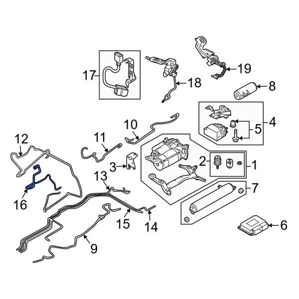 Air Suspension Compressor Line