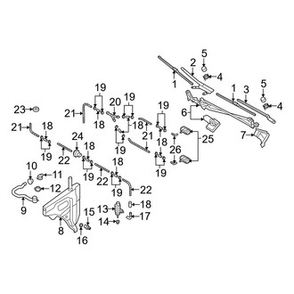 Audi OE - Windshield - Wiper & Washer Components