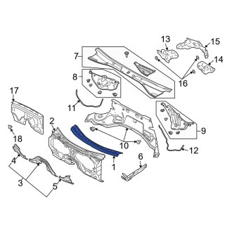 Audi Q7 Cowl Panels & Parts | Vent Grills — CARiD.com