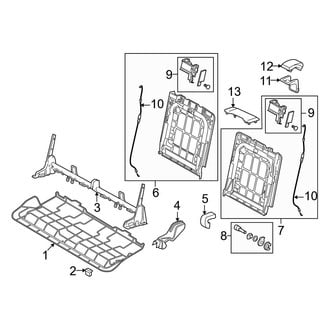 Audi OE - Seats & Tracks - Third Row Seats (Frame & Components)