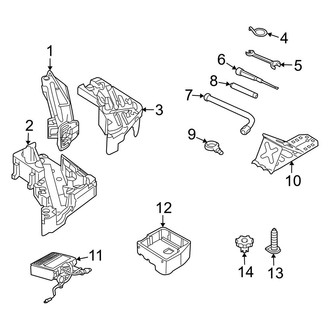 Audi OE - Rear Body & Floor - Jack & Components