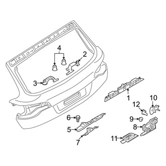 Audi OE - Lift Gate - Lock & Hardware