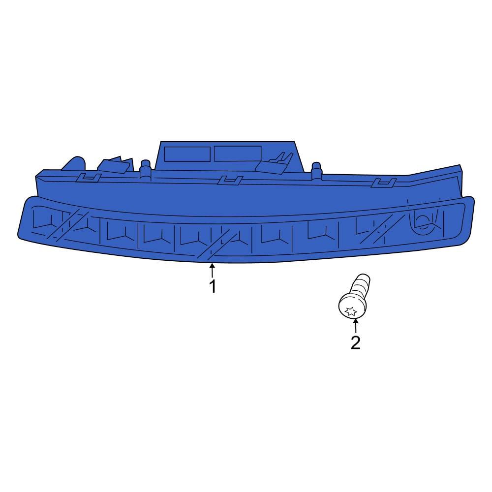 Audi OE 4L0953042D Front Right Parking Light Assembly