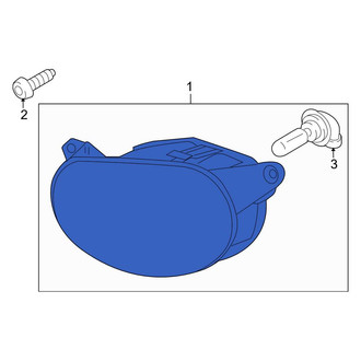 Audi OE - Front Left Fog Light Housing