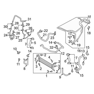 Audi OE - Cooling - Radiator & Components (Auxiliary), (3.0L Diesel)