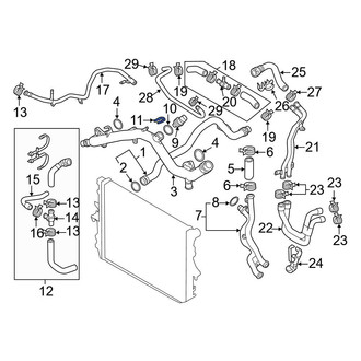Audi OE - Engine Coolant Temperature Sensor C-Clip