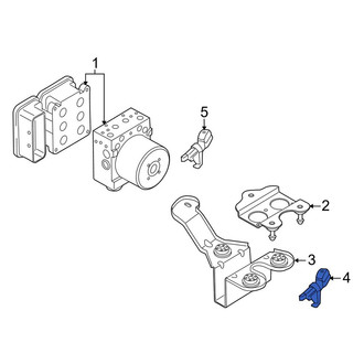 Audi OE - Front Left ABS Wheel Speed Sensor